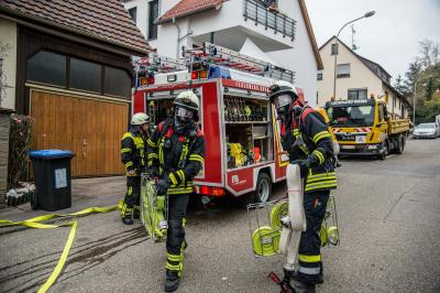 Korb: Essen auf der Herd loest grossen Feuerwehreinsatz aus